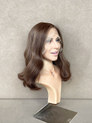 100% Human Hair Lace Top Wigs 6HL12