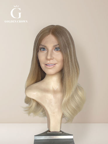 Gloria Lace Top Base 100% Human Hair Wigs (Slight Layer)