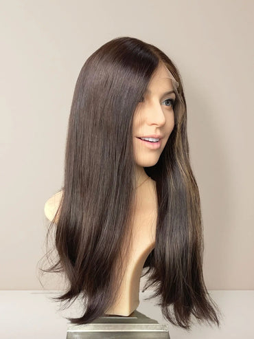 Thalia Lace Top Base 100% Human Hair Wigs - GoldenCrownWigs