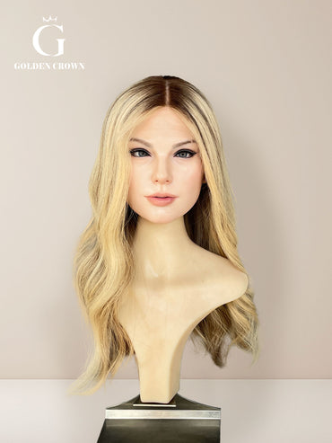 Rhea Lace Top Base 100% Human Hair Wigs (Slight Layer)