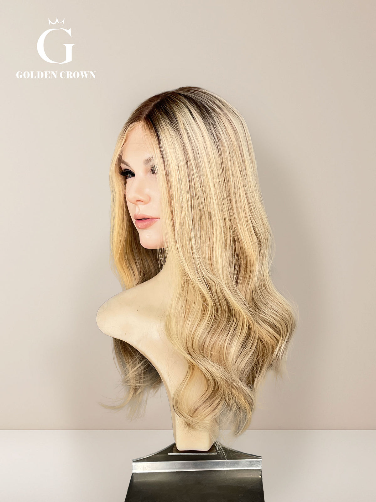 Rhea Lace Top Base 100% Human Hair Wigs (Slight Layer)