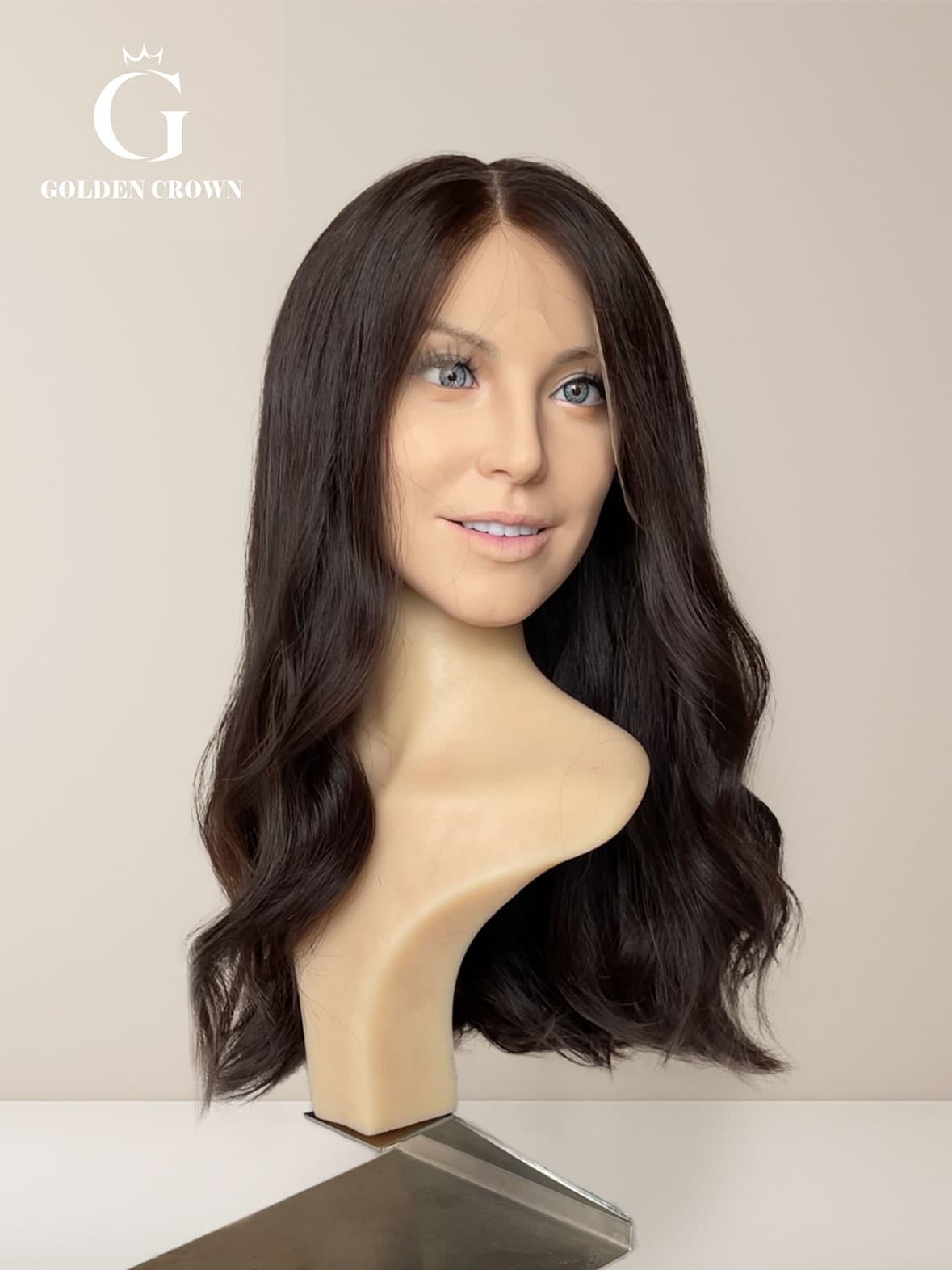 Elara 100% Human Hairline Topper