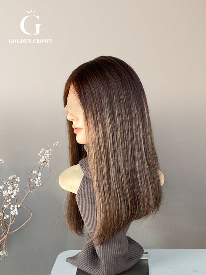 Amelia Lace Top Base 100% Human Hair Wig