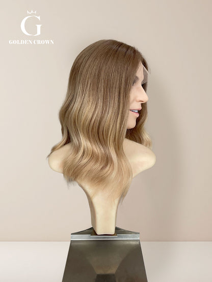 Cecilia Lace Top Base 100% Human Hair Wigs