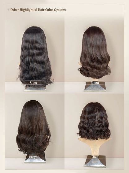 Elena Lace Top Base 100% Human Hair Wigs