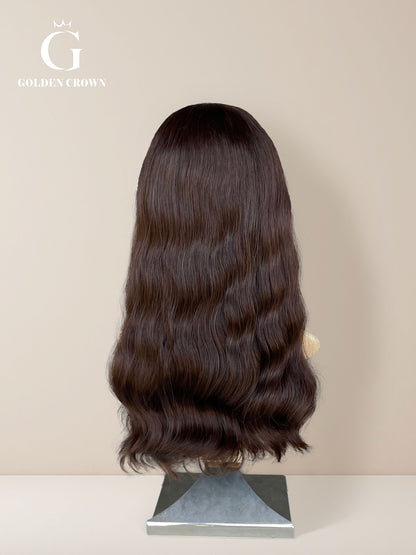 Elara Wavy Skin Lace Top Base 100% Human Hair Wig