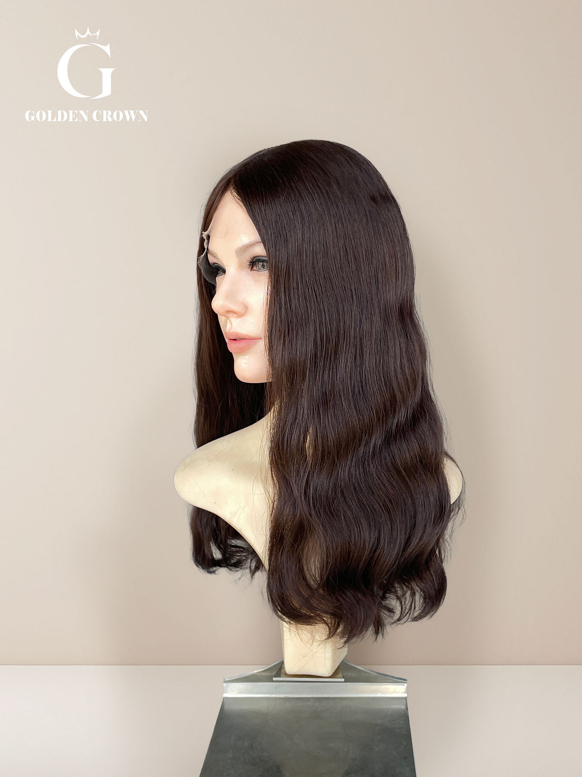 Elara Wavy Skin Lace Top Base 100% Human Hair Wig
