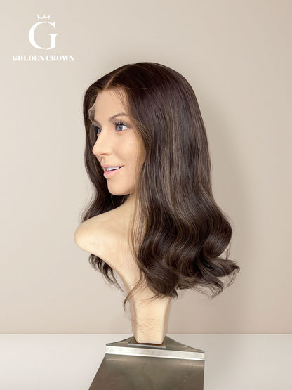 Elena Lace Top Base 100% Human Hair Wigs