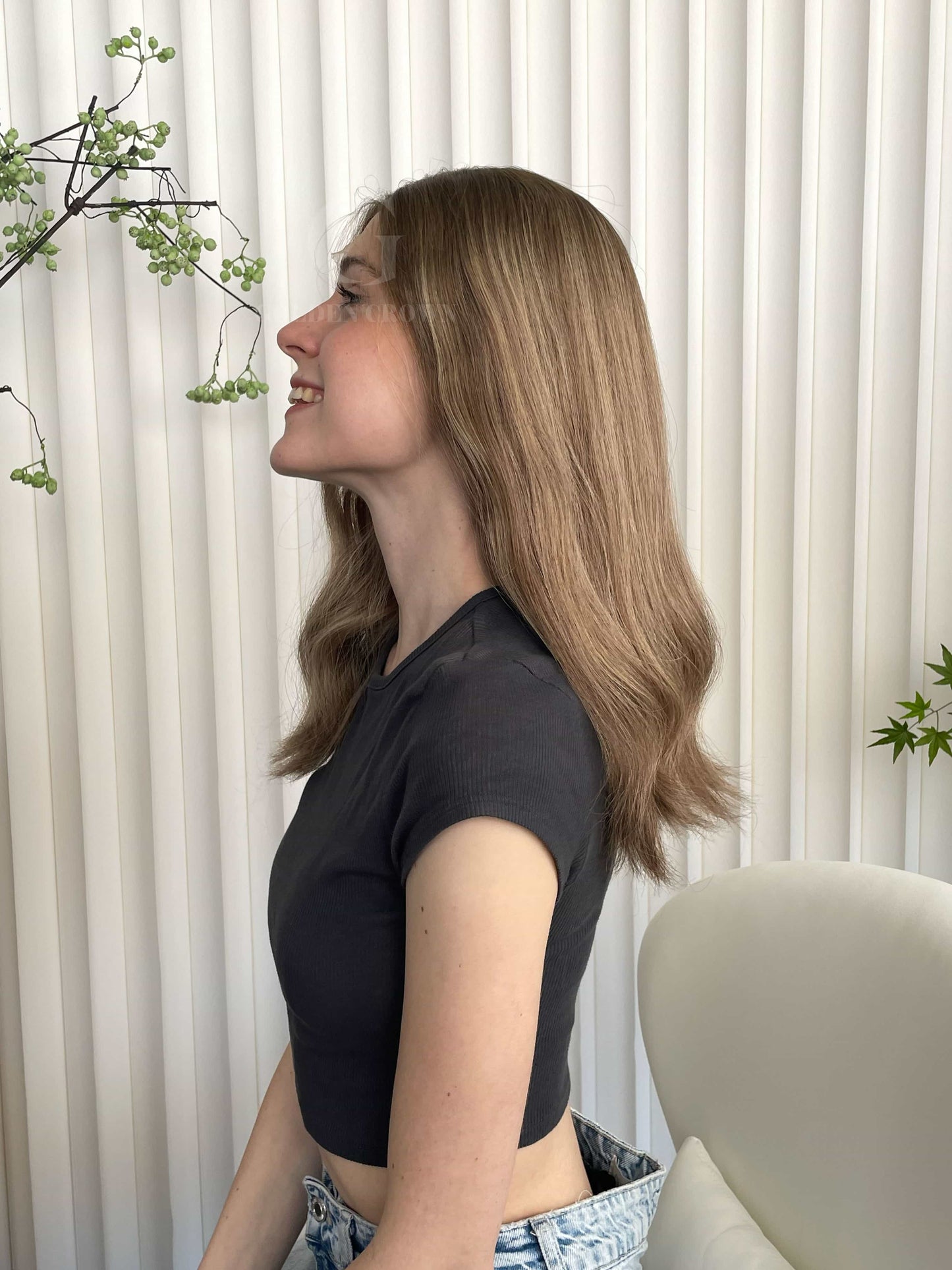 Ella Lace Top Base 100% Human Hair Wigs