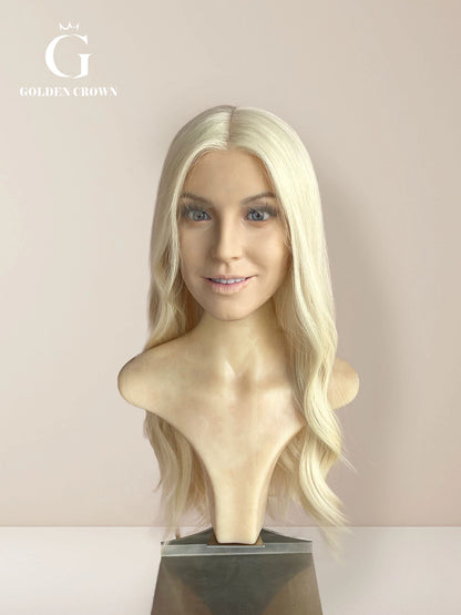 Elsa Lace Top Base 100% Human Hair Wigs (Slight Layer)