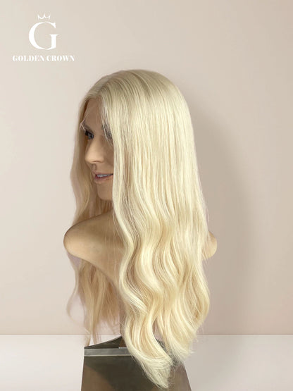 Elsa Lace Top Base 100% Human Hair Wigs (Slight Layer)