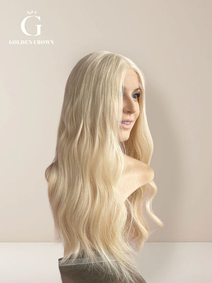 Elsa Lace Top Base 100% Human Hair Wigs (Slight Layer)