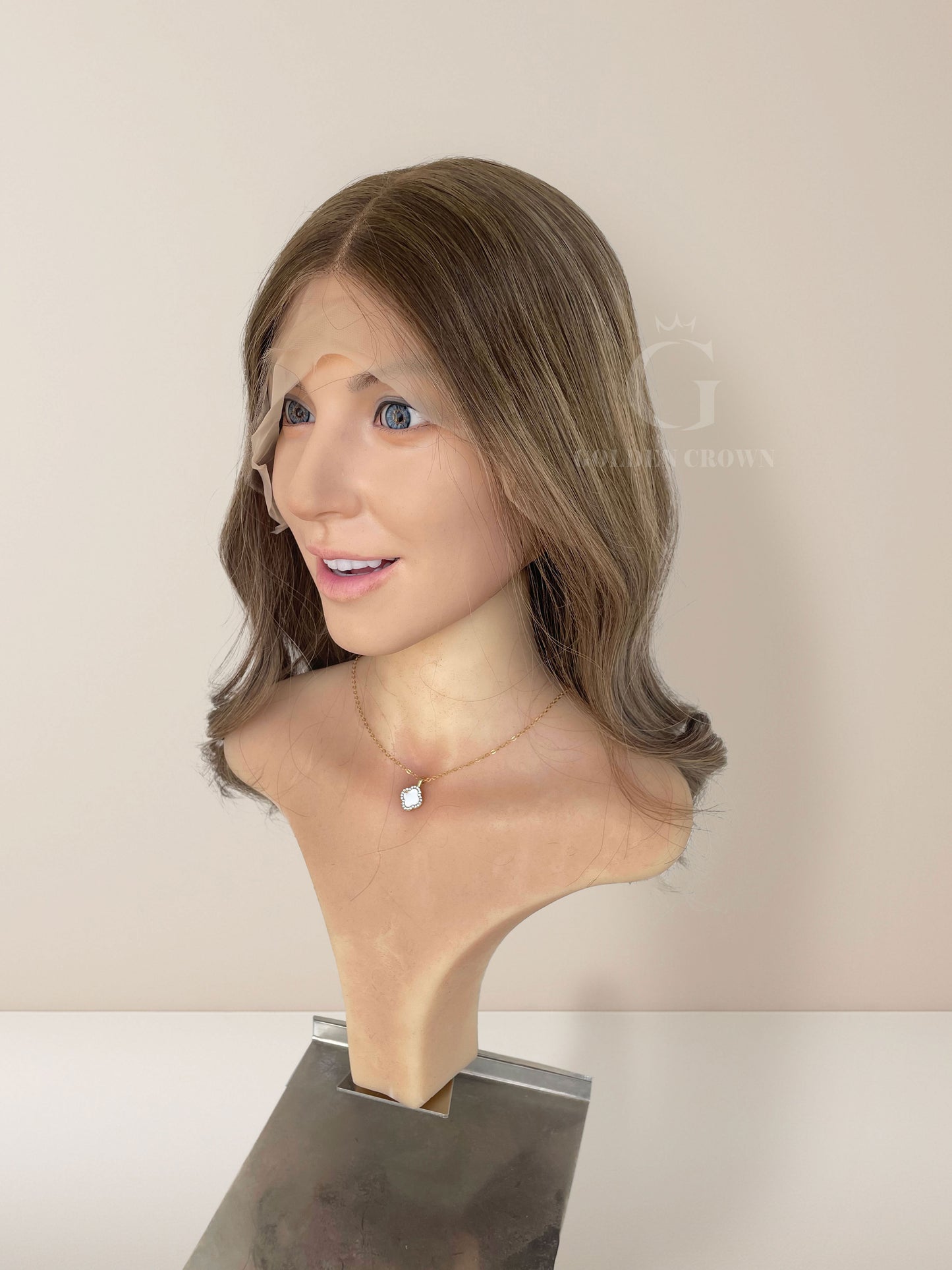 פאות תחרה בסיס 100% שיער טבעי של אווה