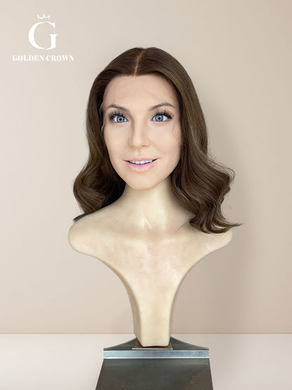Ezra Lace Top Base 100% Human Hair Wigs