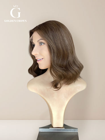 Ezra Lace Top Base 100% Human Hair Wigs
