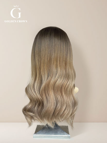 Gale Lace Top Base 100% Human Hair Wigs (Slight Layer)