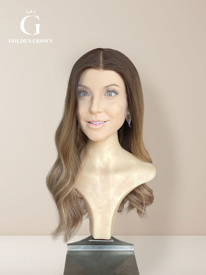 Gale Lace Top Base 100% Human Hair Wigs (Slight Layer)