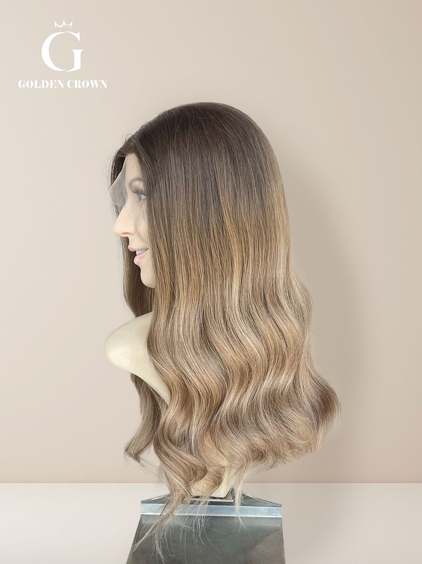Gale Lace Top Base 100% Human Hair Wigs (Slight Layer)