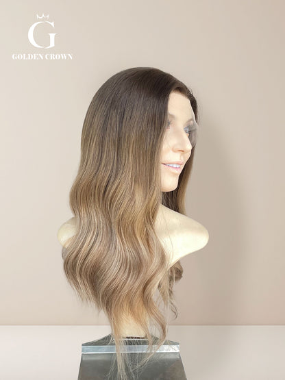Gale Lace Top Base 100% Human Hair Wigs (Slight Layer)