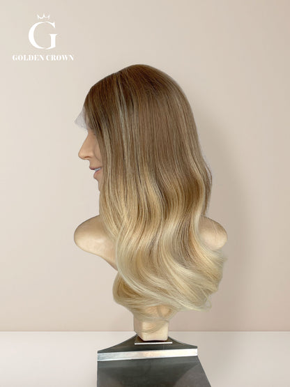 Gloria Lace Top Base 100% Human Hair Wigs (Slight Layer)