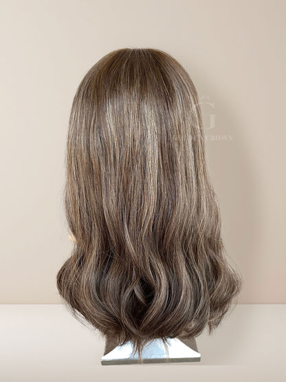 Lily Lace Top Base 100% Human Hair Wigs