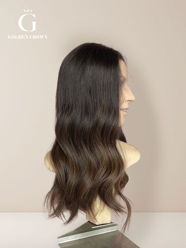 Lydia Lace Top Base 100% Human Hair Wigs