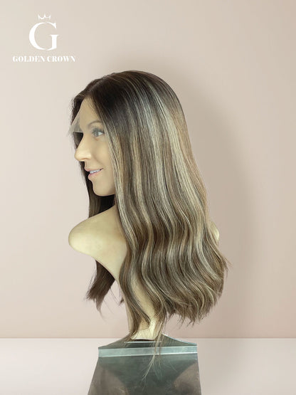 Paula Lace Top Base 100% Human Hair Wigs