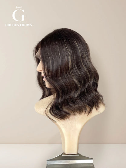 Pearl Lace Top Base 100% Human Hair Wigs (Slight Layer)
