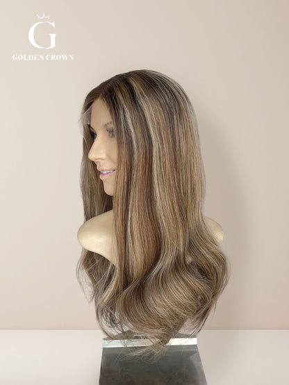 Rachel Lace Top Base 100% Human Hair Wigs (Slight Layer)