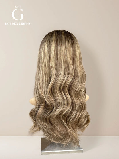 Rhea Lace Top Base 100% Human Hair Wigs (Slight Layer)