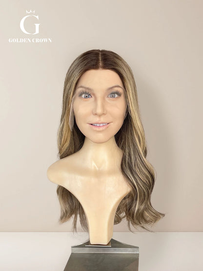 Rhea Lace Top Base 100% Human Hair Wigs (Slight Layer)