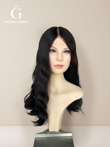 Sraphina Wavy Skin Lace Top Base 100% Human Hair Wig