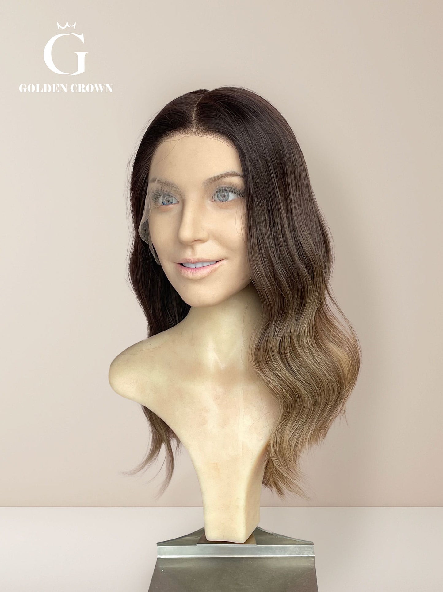 Serena lace top front view GoldenCrownWigs