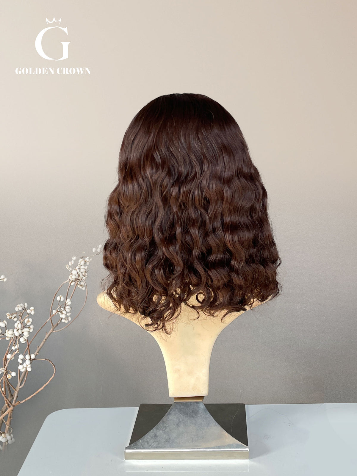 Thalia Wavy Skin Lace Top Base 100% Human Hair Wig