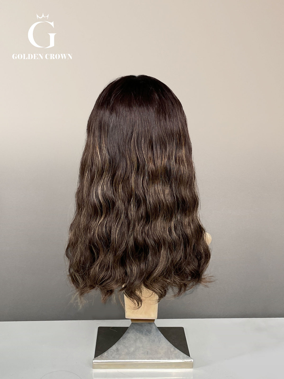 Yulia Wavy Skin Lace Top Base 100% Human Hair Wig