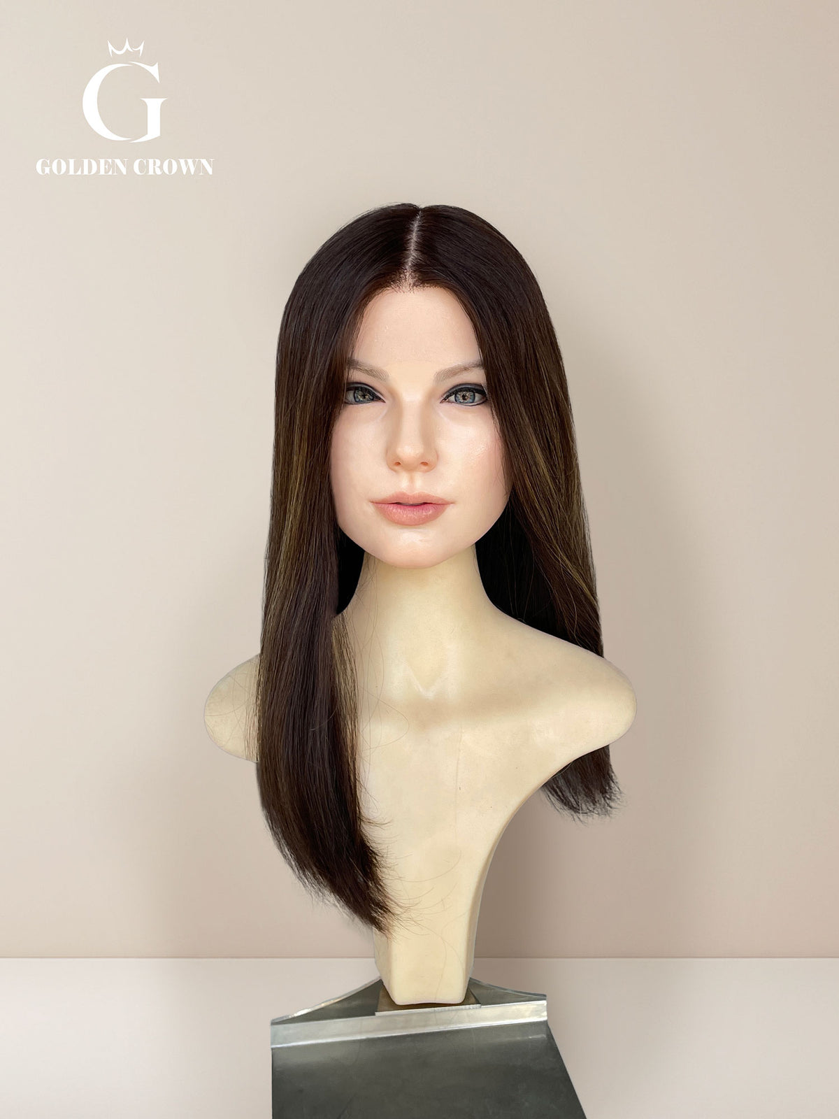 Yulia Skin Lace Top Base 100% Human Hair Wigs