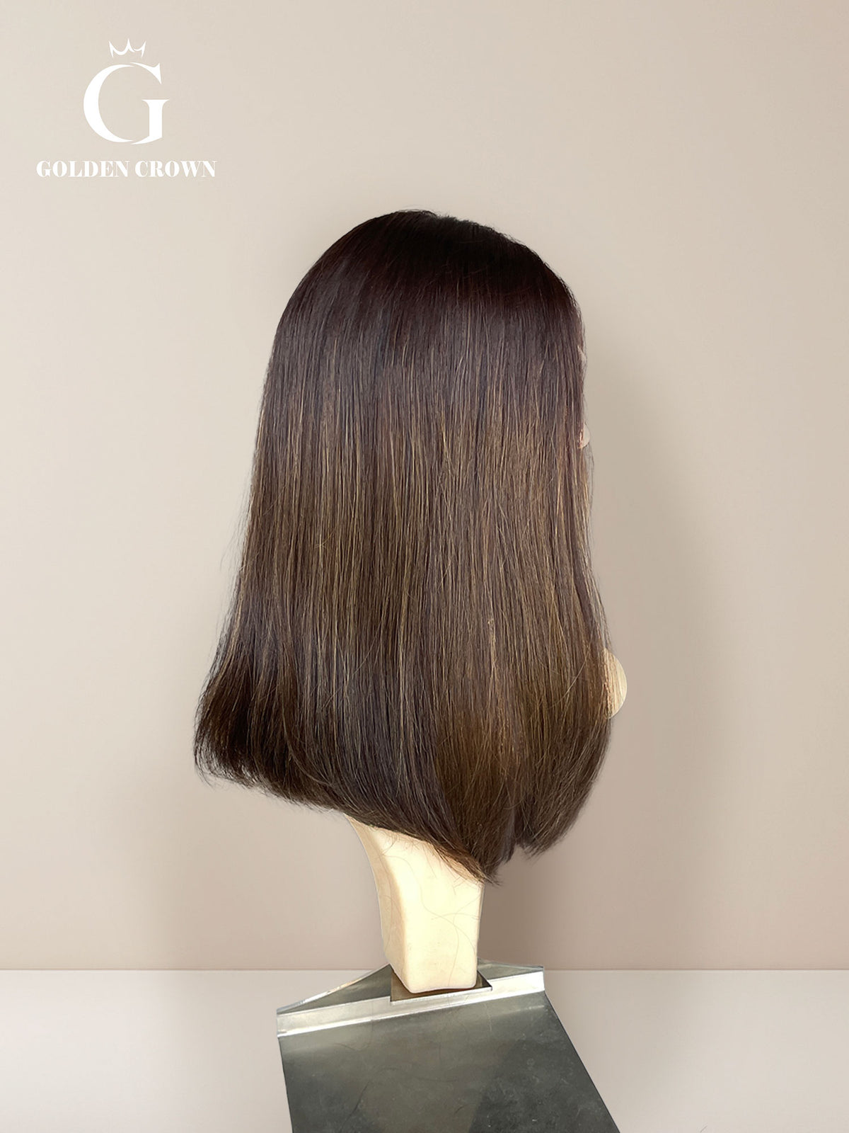 Yulia Skin Lace Top Base 100% Human Hair Wigs
