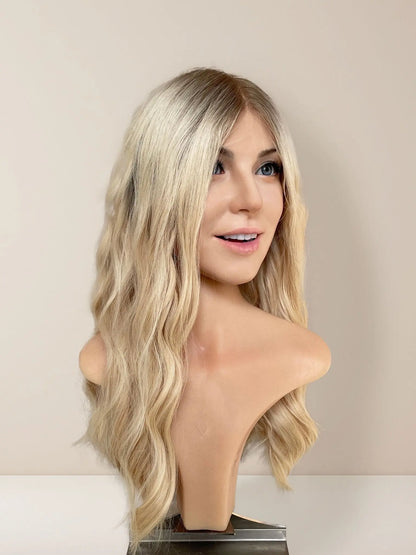 Emma Lace Top Base 100% Human Hair Wigs - GoldenCrownWigs