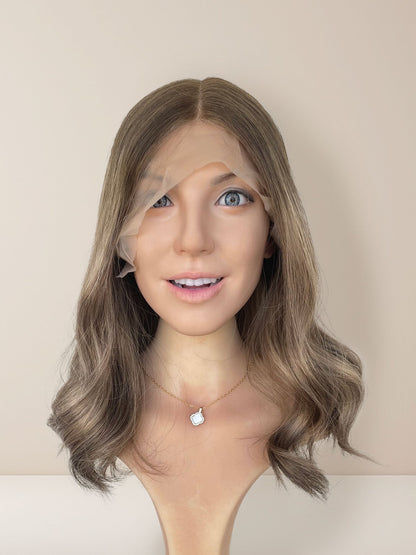 Eva Lace Top Base 100% Human Hair Wigs - GoldenCrownWigs