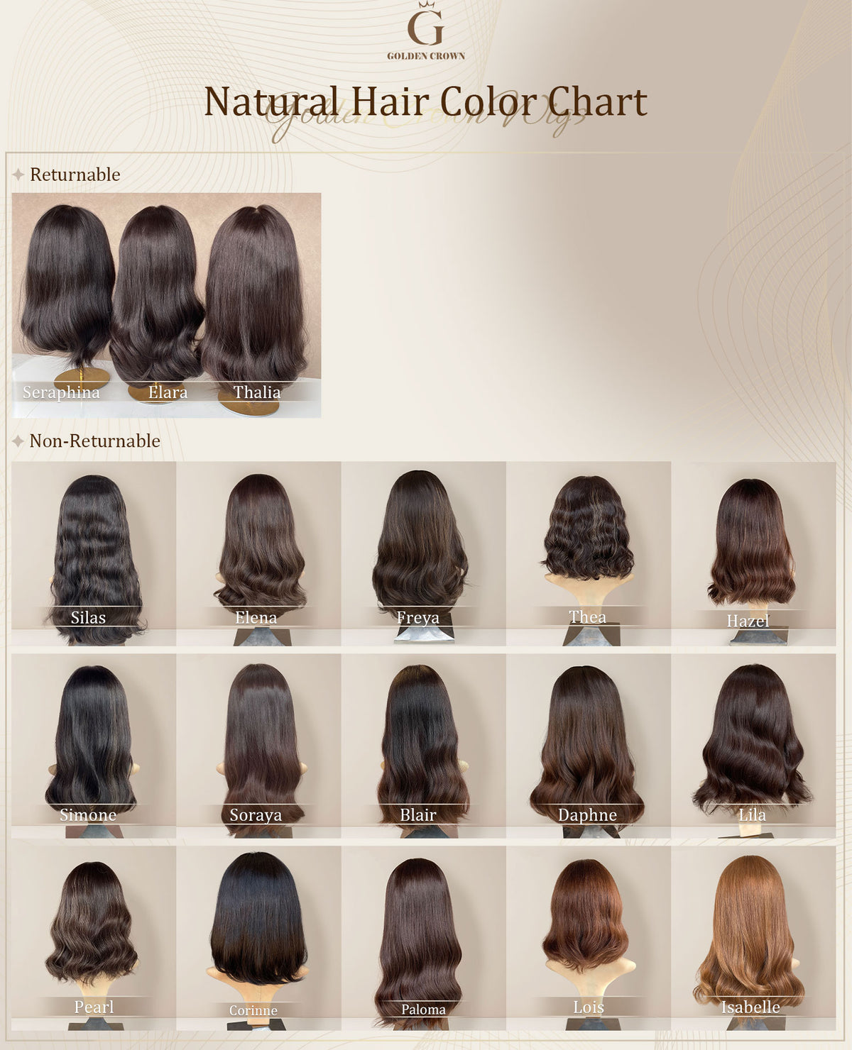 Seraphina Lace Front Base 100% Human Hair Wigs