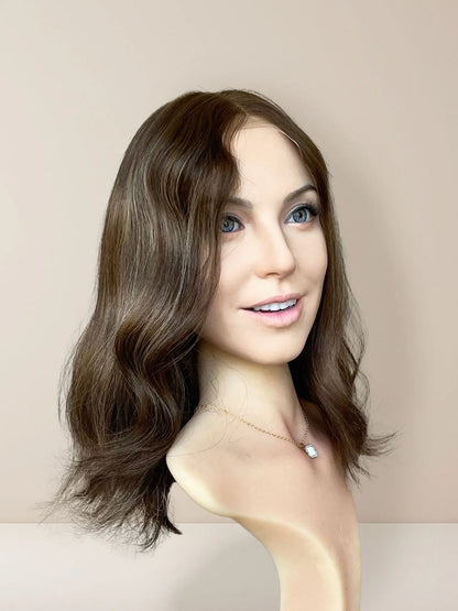 Irene Lace Top Base 100% Human Hair Wigs - GoldenCrownWigs