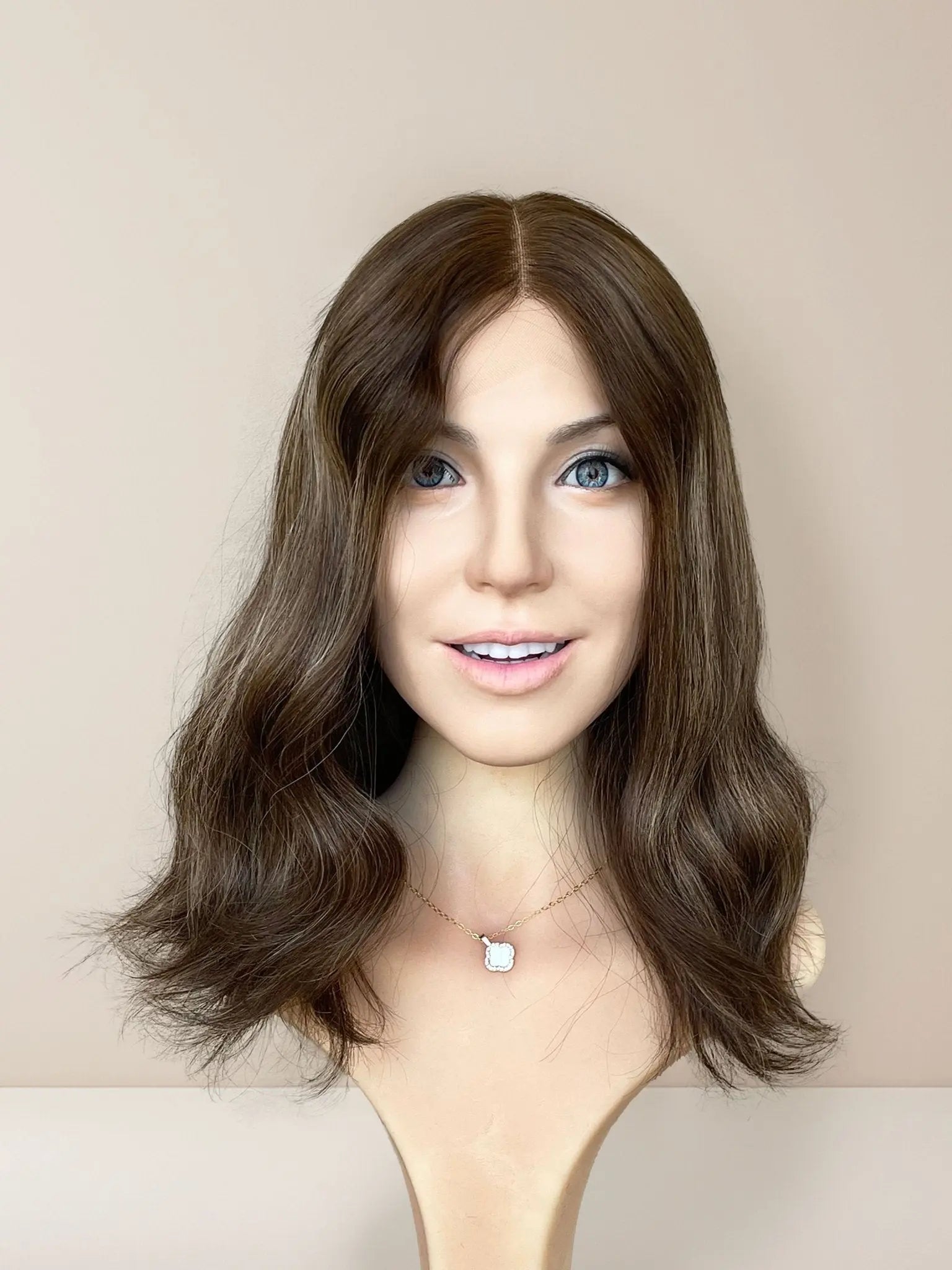 Irene Lace Top Base 100% Human Hair Wigs - GoldenCrownWigs