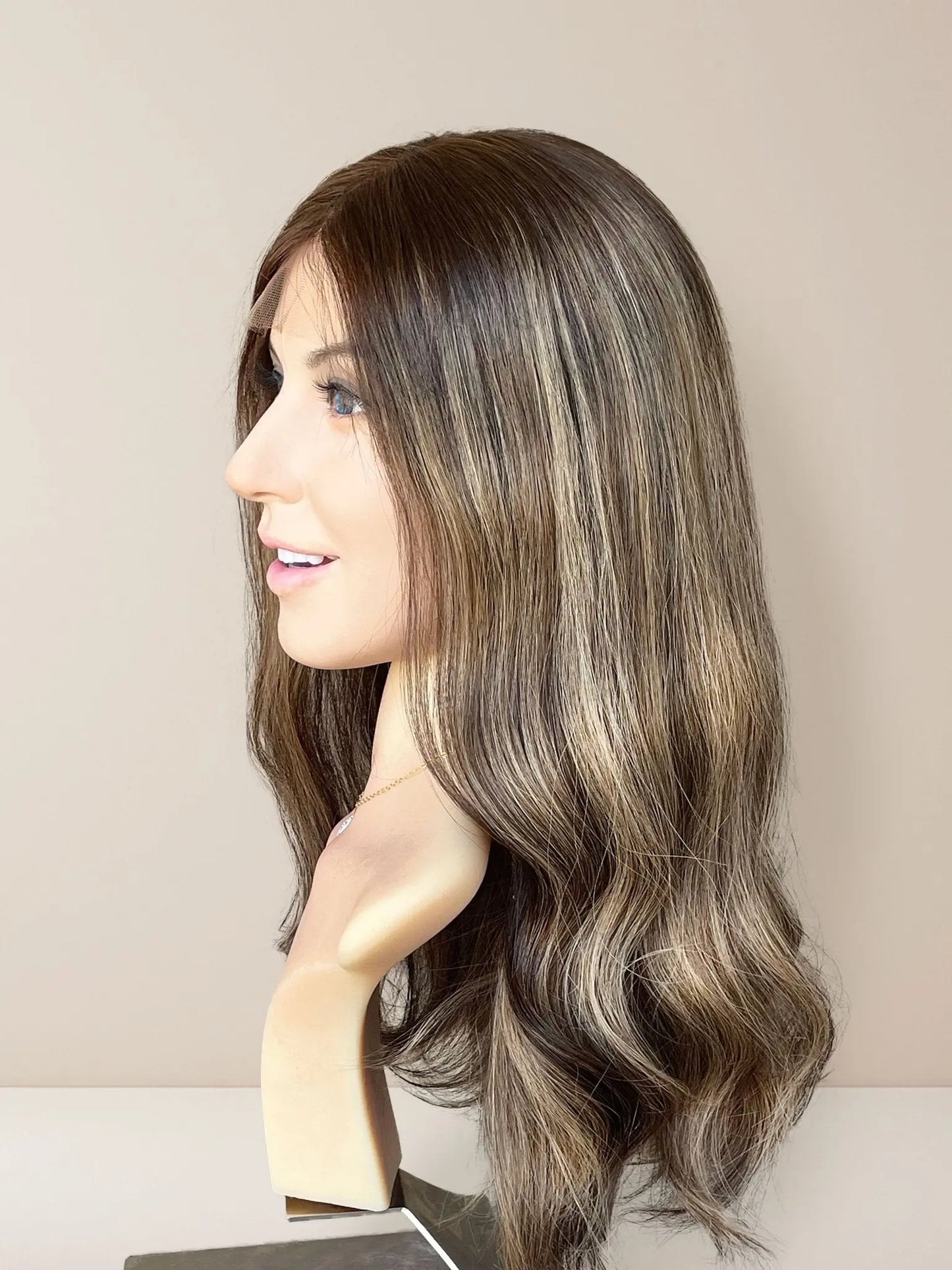 Leah Lace Top Base 100% Human Hair Wigs - GoldenCrownWigs