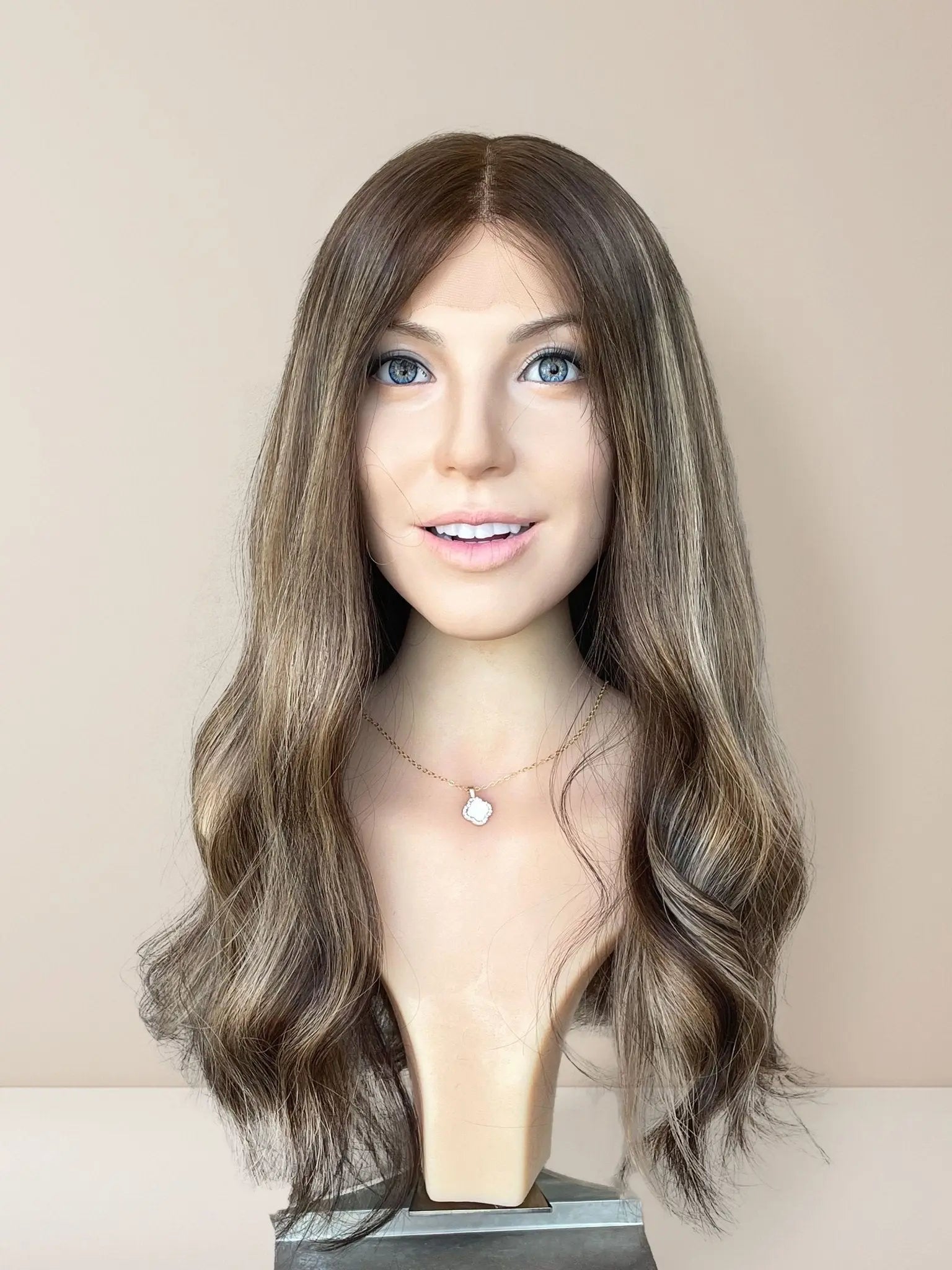 Leah Lace Top Base 100% Human Hair Wigs - GoldenCrownWigs