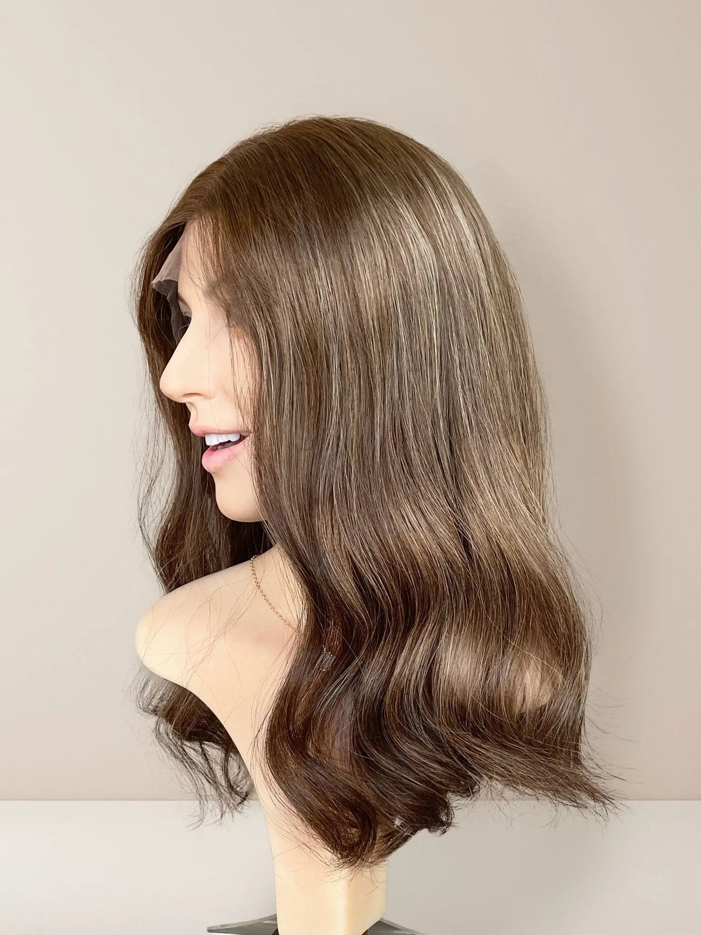 Lily Lace Top Base 100% Human Hair Wigs - GoldenCrownWigs