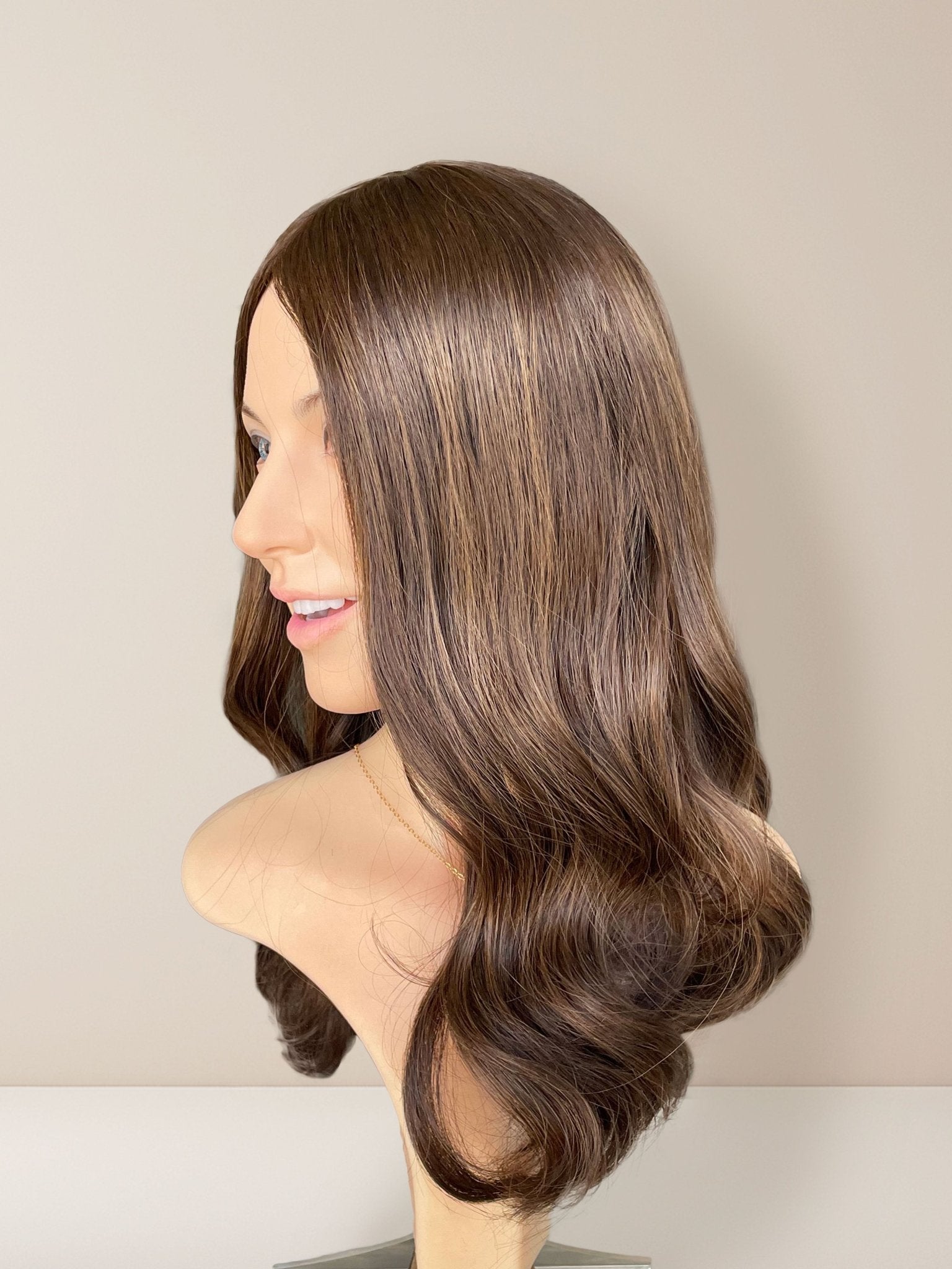 Lina Silk Top Base 100% Human Hair Wigs - GoldenCrownWigs