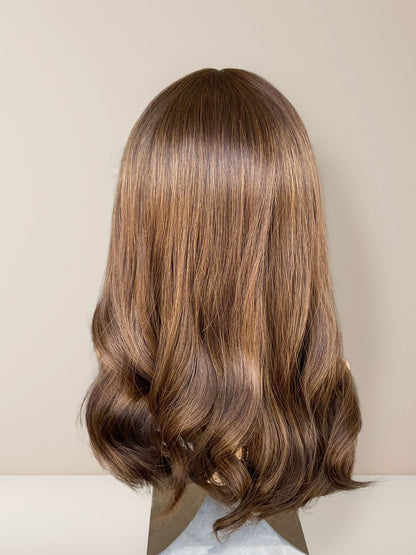 Lina Silk Top Base 100% Human Hair Wigs - GoldenCrownWigs