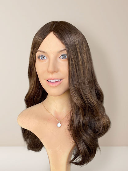 Lina Silk Top Base 100% Human Hair Wigs - GoldenCrownWigs