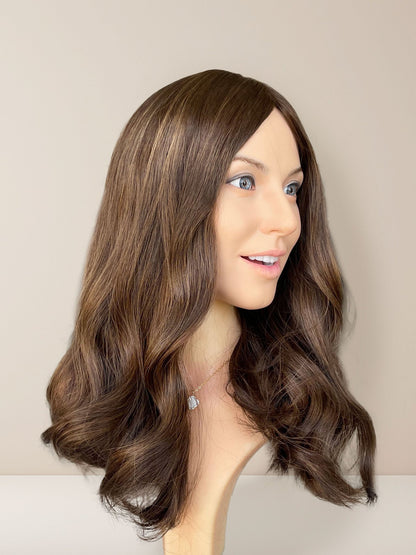 Lina Silk Top Base 100% Human Hair Wigs - GoldenCrownWigs