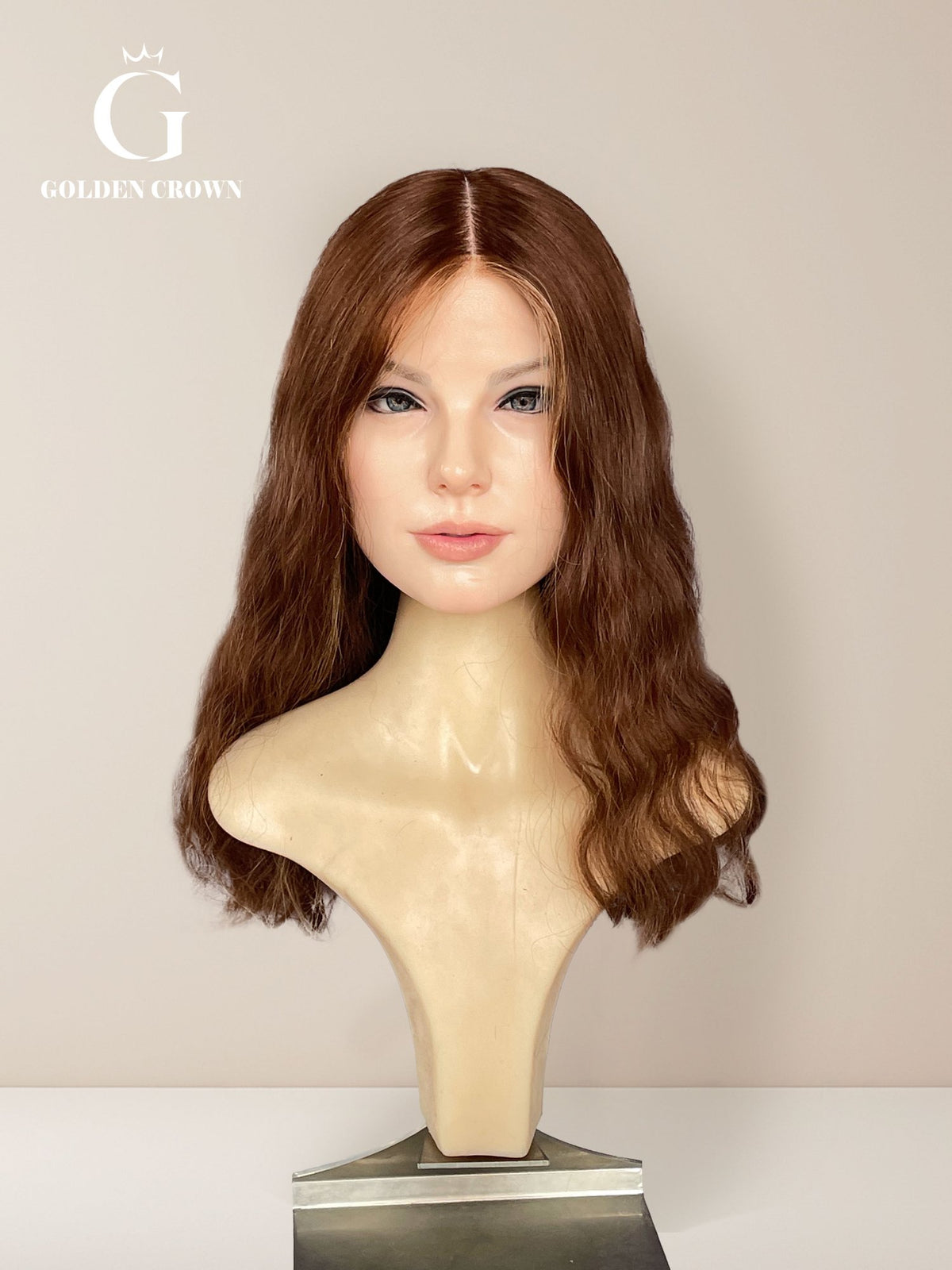 Lois Wavy Skin Lace Top Base 100% Human Hair Wigs